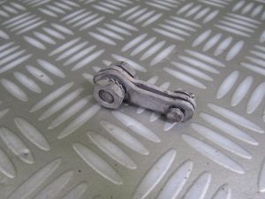 LAMBRETTA LD Rear brake cable clamp. (a)