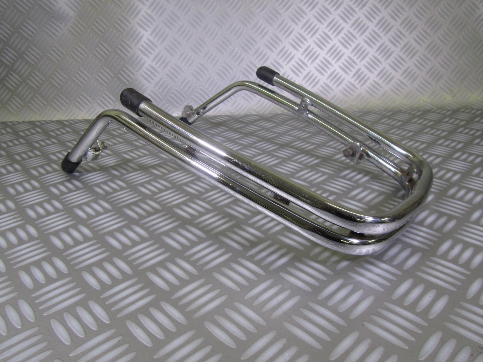 Pare-chocs Avant Chromé Double Tube Pour Vespa PX - Moto Nostra - Neuf En Emballage
