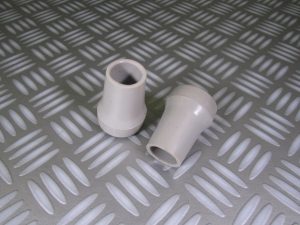 VESPA PX Embouts de béquille, paire. Gris.