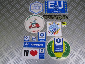 MotoVespa Vespa Autocollants. (a)