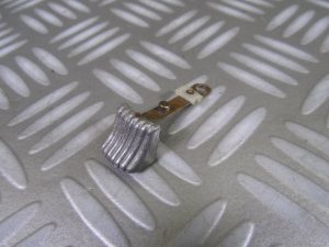 LAMBRETTA LD Bouton commutateur gris aluminium.