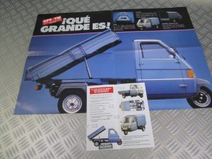 VESPA PIAGGIO APE ( Moto Vespa ). Publicités.