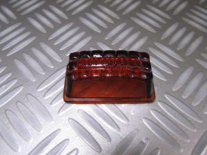 VESPA ACMA 1951 / 54 Cabochon de feu arrière en verre AUTEROCHE. (a)